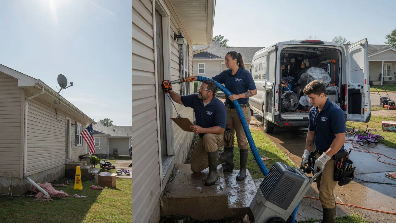 Ceiling Water Damage Restoration in Franklin Furnace, OH near me